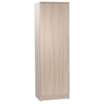 Sarmog - Armoire polyvalente avec une porte Light Elm 46x34x h147 cm