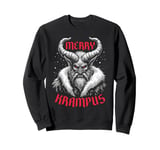 Merry Krampus Christmas Ugly Monster Men Women Kids Funny Sweatshirt