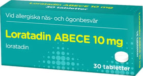 Loratadin ABECE Tablett 10 mg 30 st