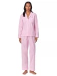 Lauren Ralph Lauren Logo Stripe Pyjama Set, 674 Pink Stripe