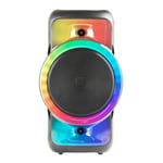 Portable Karaoke Speaker With LED Lights & Bluetooth Wireless Boombox 200W PMPO