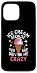 iPhone 13 Pro Max Ice Cream Because You Are Driving Me Crazy Case