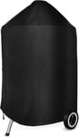Onlyfire Kettle BBQ Cover for Weber 57cm / 22 inch Charcoal Kettle, Black