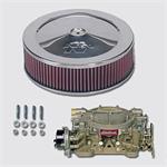 Edelbrock CMB-03-0003 förgasare 600 CFM elektrisk choke, Marin, med luftfilter