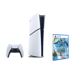 Pack PS5 Slim & Horizon Forbidden West - Console de Jeux Playstation 5 Slim (Digitale) 1 To, Blanc - Neuf