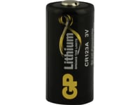 Gp Batteries Lithium Cr123a, Engångsbatteri, Cr123a, Litium, 3 V, 1 Styck, Svart