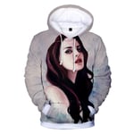 CAFINI 3D Printed Hoodie Singer Lana Del Rey Social Star Harajuku Sweatshirt Streetwear Hip-Hop Fashion Student Youth Fan Gift Set(XS-3XL)