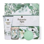 accentra Coffret cadeau 5 pièces BOTANIC SPA pour femmes - coffret de bain avec bougie parfumée, savon, crème pour les mains, beurre corporel et bombe de bain - coffret bien-être pour femmes et filles