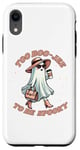 Coque pour iPhone XR Mignon Halloween Boo Jee Fantôme Fille Femme Boujee Spooky