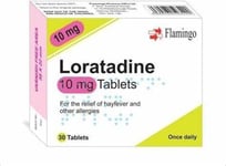 6 Months Supply Loratadine Hayfever & Allergy Relief 10mg Tablets (30x6) GSL