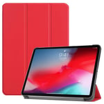 Apple iPad Pro 11 2018 (1st Gen)    Tri-Fold PU Case    Red