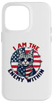 Coque pour iPhone 14 Pro Max I Am The Enemy Within Harris Trump Funny US Election 2024