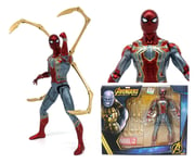 ZD Marvel Avengers Iron Spider Man 7'' Action Figure Model Spider Man Toy Doll