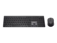 Gembird Backlight Pro Business Slim Wireless Desktop Set - Sats Med Tangentbord Och Mus - Backlit - Trådlös - 2.4 Ghz - Qwerty - Amerikansk - Svart - Färglåda