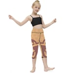 Ani-mal Cros-sing Girl's Legging Tights Trousers Cute Leggings for Kids Chic Slim Cropped Pants for Sports Yoga Home 7-9Y