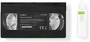 Cassette DE Nettoyage VHS pour MAGNETOSCOPE Lecteur Tete DE Lecture K7 Video