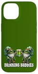 iPhone 14 Green Gnomes In St Patricks Day Costume For Drinking Buddies Case