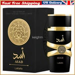 ASAD 100ml by Lattafa Perfume for Men Fragrance Spray Woody Amber Vanilla Scent