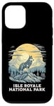 Coque pour iPhone 12/12 Pro Isle Royale National Park Grey Wolf Vacation Wildlife