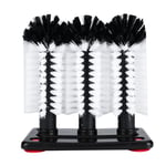 3 Brushes Sink Cup Cleaner For Bar Glass HOT