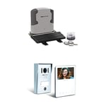 SCS Sentinel - Pack Automatisme de portail + Visiophone : Motorisation Portail Coulissant 12V OneGate 3 et Interphone Video 2 Fils VisioKit 4.3