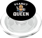 PEANUT QUEEN FUNNY WARRIOR FOR PEANUT LOVERS PopSockets PopGrip for MagSafe