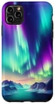 Coque pour iPhone 11 Pro Max Northern Lights Arctic Christmas Lumières magiques dans le ciel