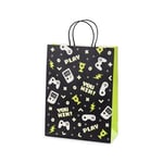 SAC CADEAU GAMER JEUX VIDÉO 10X24X32CM NOIR