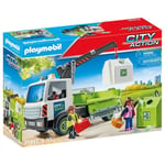 PLAYMOBIL 71431 Camion-grue de recyclage de verre - City Action - Avec grue pivotante - Dès 4 ans