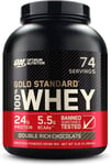 Optimum Nutrition Gold Standard 100 Whey Protein Powder,Double Rich Chocolate