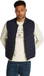 Tommy Hilfiger Men’s Mix Quilt Water Repellent Gilet, Blue (Desert Sky), L