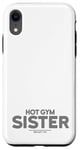 Coque pour iPhone XR Hot Gym Sister Gris Bodybuilding Fitness Entraînement Femmes Gym