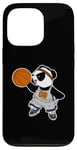 iPhone 13 Pro Basketball Panda Bear Slam Dunk Funny Kids Sports Exercise Case