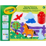 Créatif - CRAYOLA - Atelier de Peinture - Kit de dessin et peinture lavable! Dès 4 ans