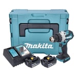 Akkuiskuporakone Makita DHP 489 RFJ 18 V 73 Nm + 2x akku 3,0 Ah + laturi + Makpac