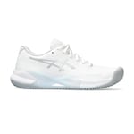 ASICS Femme Gel-Challenger 14 Clay Sneaker, White/Pure Silver, 42 EU