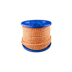 Corde en polypropylène diamètre 10 mm orange 50 m.