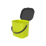 Rotho Albula - kitchen compost bin - 6 L - plast - limegrön