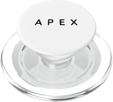 Apex Souvenirs / Apex Ski Resorts Holiday Contemporary Font PopSockets PopGrip for MagSafe