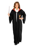 Mens Harry Potter Robe Costume Long Wizard Cloak  Adult Halloween Fancy Dress