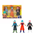 Bizak Monster Flex Dragon Ball 64390231-4 Lot de 3 Figurines Super Extensible et élastique, 12 à Collectionner, pour Adultes, Fans et Enfants à partir de 4 Ans