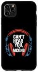 Coque pour iPhone 11 Pro Max Casque DJ ingénieur du son studio de mixage amateur de musique