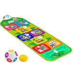 Chicco Marelle de la Jungle Tapis de Jeu Musical pour Bébés et Enfants, Jouet Electronique et Interactif avec Sons et Lumières, Jeu de la Marelle, 2 Modes de Jeu, 150 cm - Jouet Enfant de 2 à 5 Ans