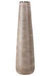 GILDE Vase en céramique Wave XXL - Vase décoratif imperméable Hauteur 80 cm Beige Crème - Décoration Salon - Fabrication européenne