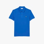 Lacoste Mens Slim Fit L.12.12 Piqué Polo Shirt in Blue material_cotton - Size X-Small