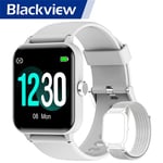 Blackview R30 Montre Connectée Femme Homme avec Oxymetre Cardiofréquencemètre Podomètre iP68 Etanche Compatible Android et iOS - Gris