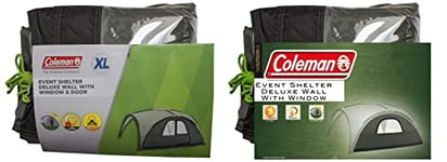 Coleman Event Shelter Deluxe Wall with Window and Door - X-Large, Green & Event Shelter Deluxe Wall with Window - X-Large, Green