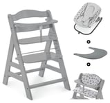 Hauck Alpha Bundle Grey Highchair