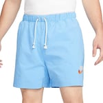 Nike Short tissé pour Homme, Bleu université, Taille XL