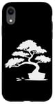 Coque pour iPhone XR T-shirt à capuche Bonsaï - Mini arbre - Silhouette d'arbre